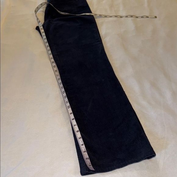 Reitmans Cords Blue Corduroy Flare preferred Fit Pants Stretch Women’s Size 7 - Picture 12 of 14